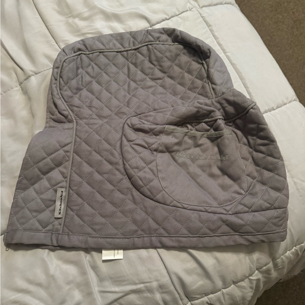 KitchenAid Gray Quilted mixer cover
